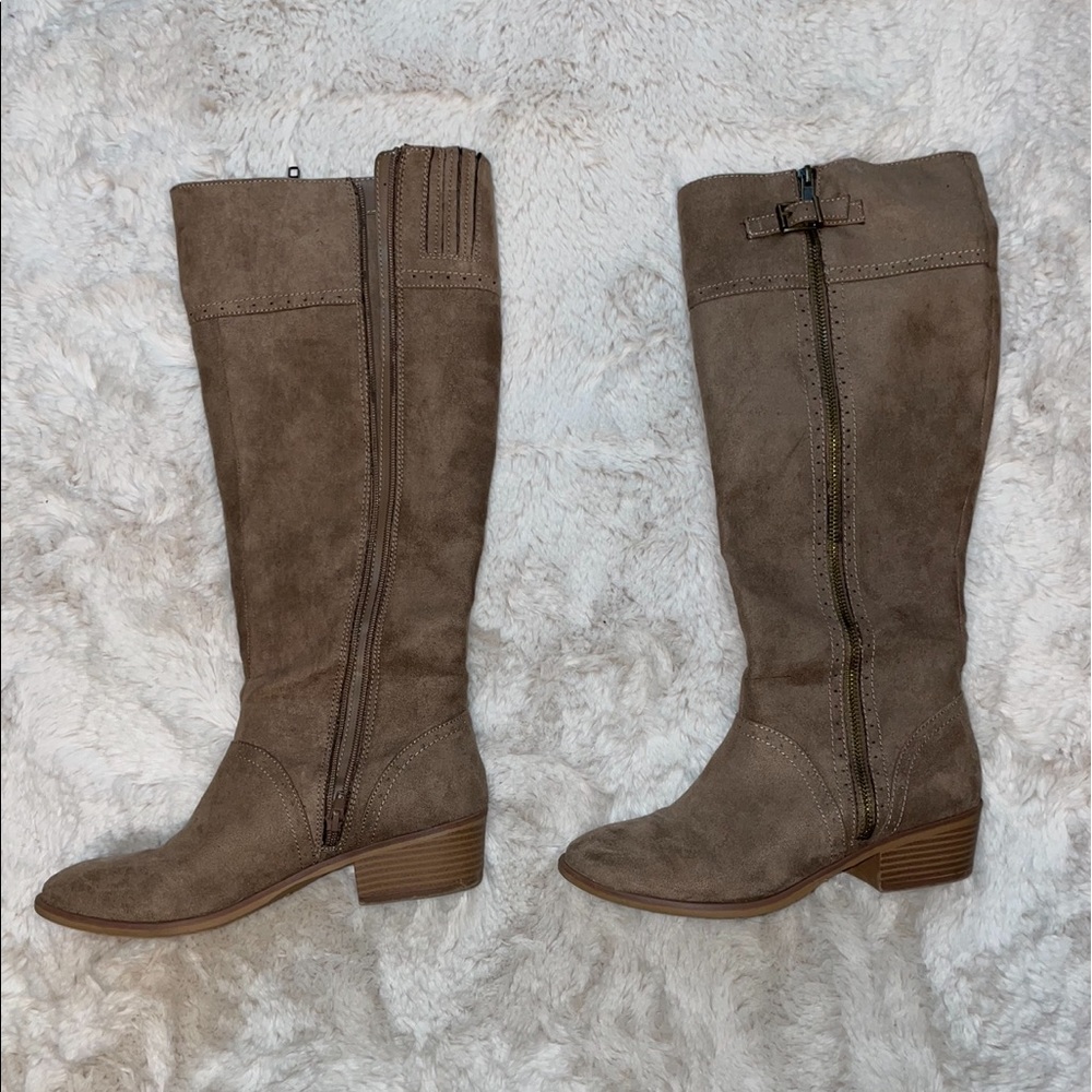 MIA Knee High Light Brown Boots Size 7.5